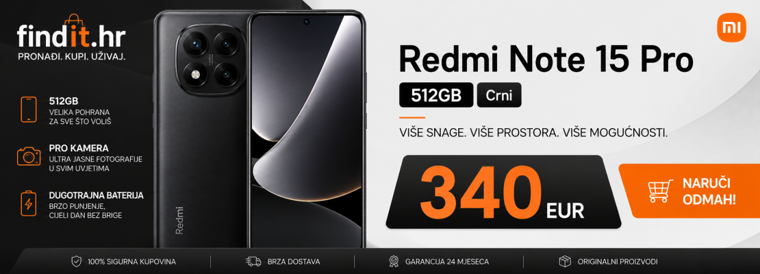 Animacija Redmi Note 15 Pro 5G 512GB snaga koja pomiče granice!