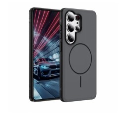 Slika proizvoda: IPHONE 18 PRO MAX CRNA MASKICA +CLASS MAGSAFE SILICONE SECURE  