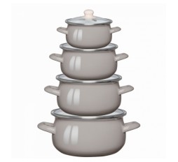 Slika proizvoda: Altom Design set emajliranih lonaca - bež 02050021348