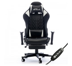 Slika proizvoda: Gaming stolica Bytezone CARBON, masažna blazina / Bluetooth zvočniki (crni)