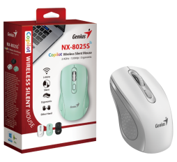 Slika proizvoda: Genius NX-8025S, bežični miš, silent, bijela