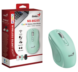 Slika proizvoda: Genius NX-8025S, bežični miš, silent, aqua