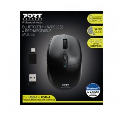 Slika proizvoda: Port miš OFFICE PRO punjivi BLUETOOTH COMBO, crni
