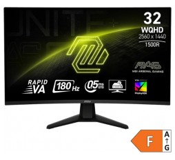 Slika proizvoda: Zaslon MSI MAG 32CQ6F 31,5" / WQHD / 180Hz / 1ms (MPRT) (crni)
