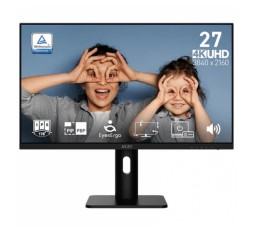 Slika proizvoda: Zaslon MSI PRO MP273UP E6 / 27" (68,5 cm) / 3840 X 2160 / 60Hz / 4 ms / Pivot